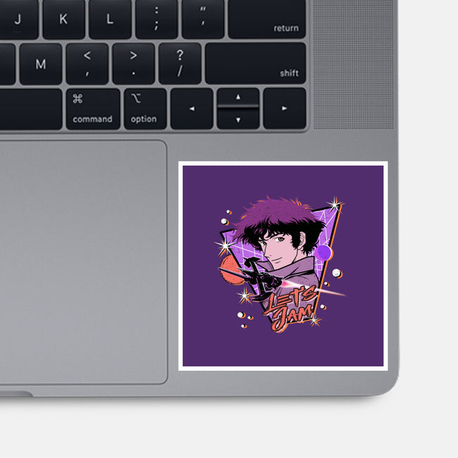 Let's Jam Across The Galaxy-None-Glossy-Sticker-palmstreet