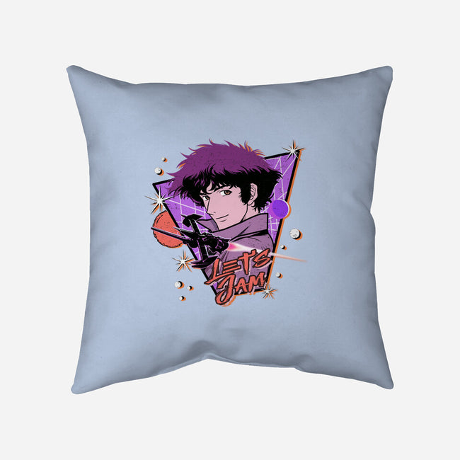 Let's Jam Across The Galaxy-None-Removable Cover w Insert-Throw Pillow-palmstreet