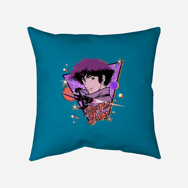 Let's Jam Across The Galaxy-None-Removable Cover w Insert-Throw Pillow-palmstreet