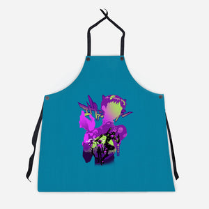 Shinji Silhouette-Unisex-Kitchen-Apron-hypertwenty