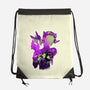 Shinji Silhouette-None-Drawstring-Bag-hypertwenty