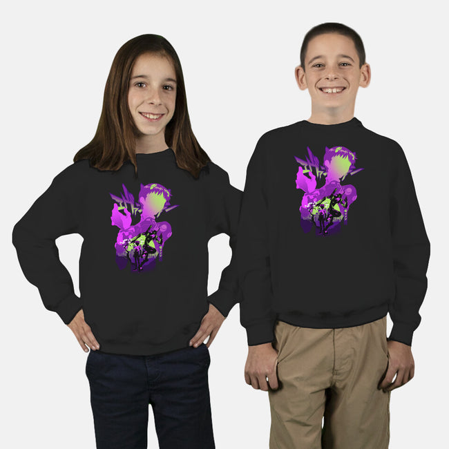 Shinji Silhouette-Youth-Crew Neck-Sweatshirt-hypertwenty