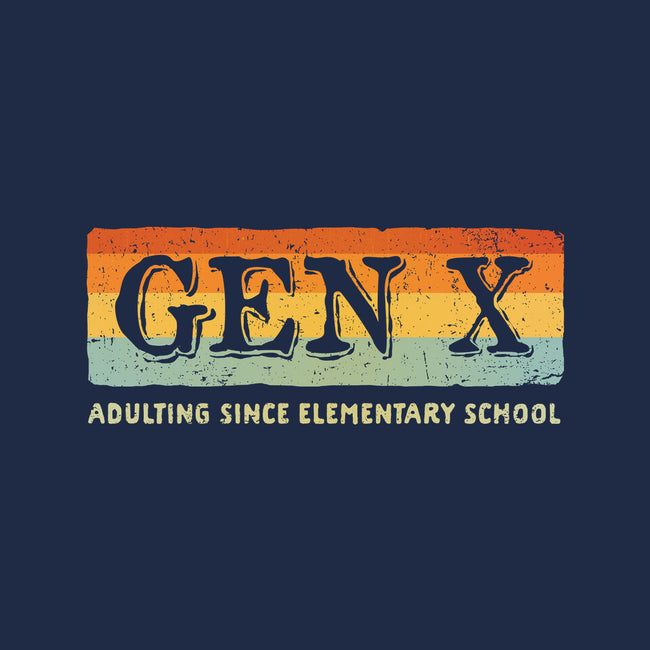 Adulting Since Elementary School-Womens-Basic-Tee-kg07