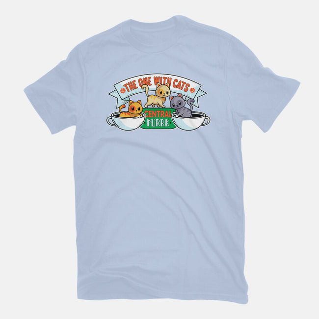 The One With Cats-Womens-Basic-Tee-erion_designs