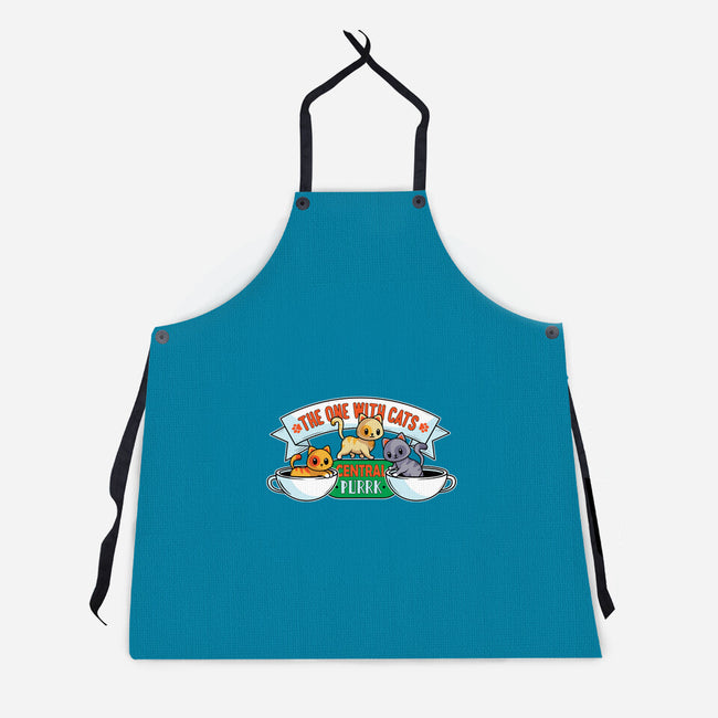 The One With Cats-Unisex-Kitchen-Apron-erion_designs