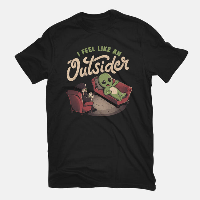 I Feel Like An Outsider-Unisex-Basic-Tee-eduely