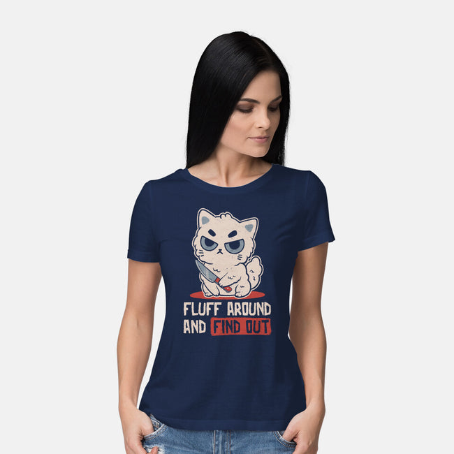 Fluff Around-Womens-Basic-Tee-koalastudio