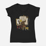 Inconceivable Portrait-Womens-V-Neck-Tee-retrodivision