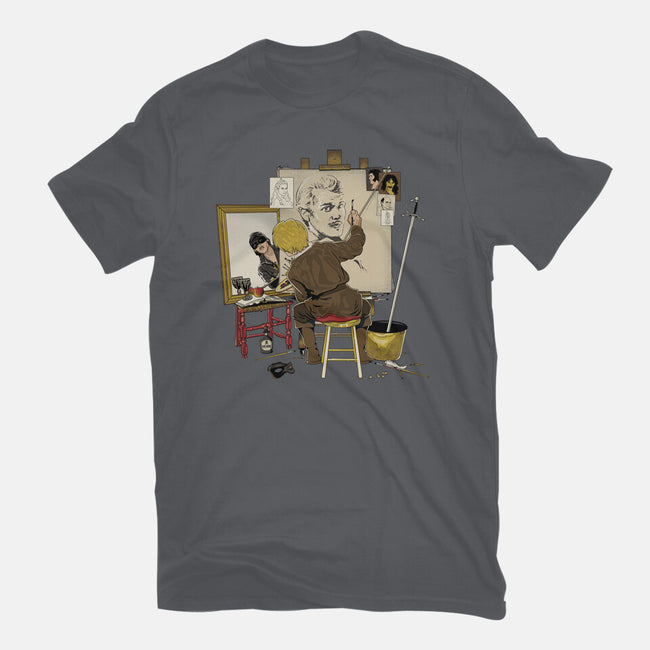 Inconceivable Portrait-Womens-Basic-Tee-retrodivision