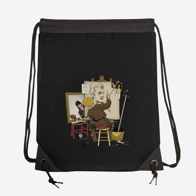 Inconceivable Portrait-None-Drawstring-Bag-retrodivision