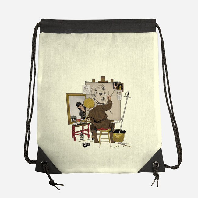 Inconceivable Portrait-None-Drawstring-Bag-retrodivision