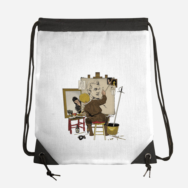 Inconceivable Portrait-None-Drawstring-Bag-retrodivision