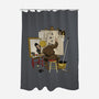 Inconceivable Portrait-None-Polyester-Shower Curtain-retrodivision