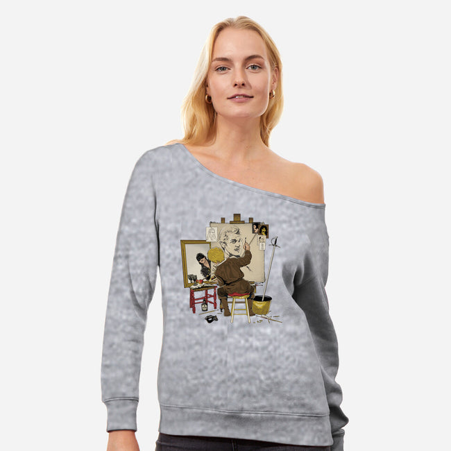 Inconceivable Portrait-Womens-Off Shoulder-Sweatshirt-retrodivision