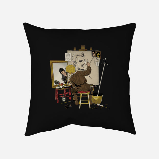 Inconceivable Portrait-None-Removable Cover w Insert-Throw Pillow-retrodivision