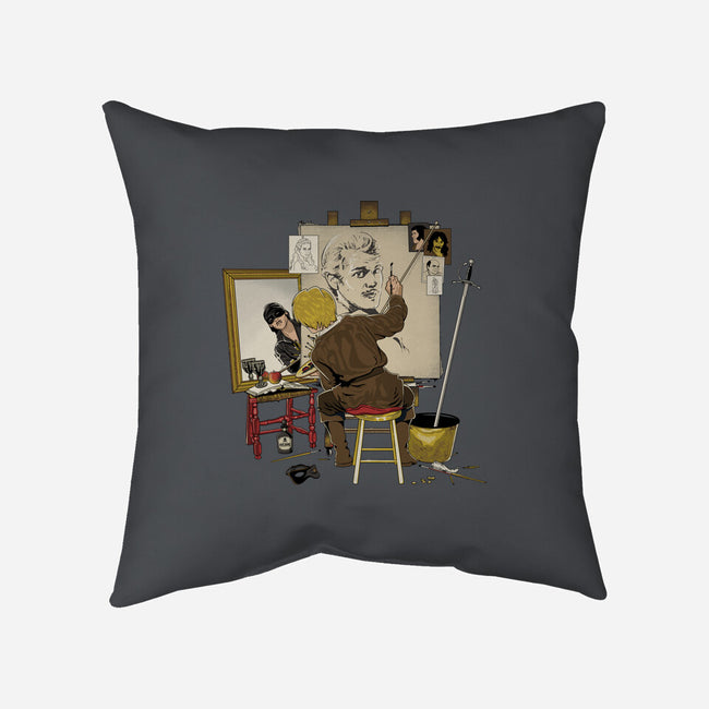 Inconceivable Portrait-None-Removable Cover w Insert-Throw Pillow-retrodivision