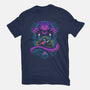 The Warrior And Dragon-Womens-Fitted-Tee-marsdkart