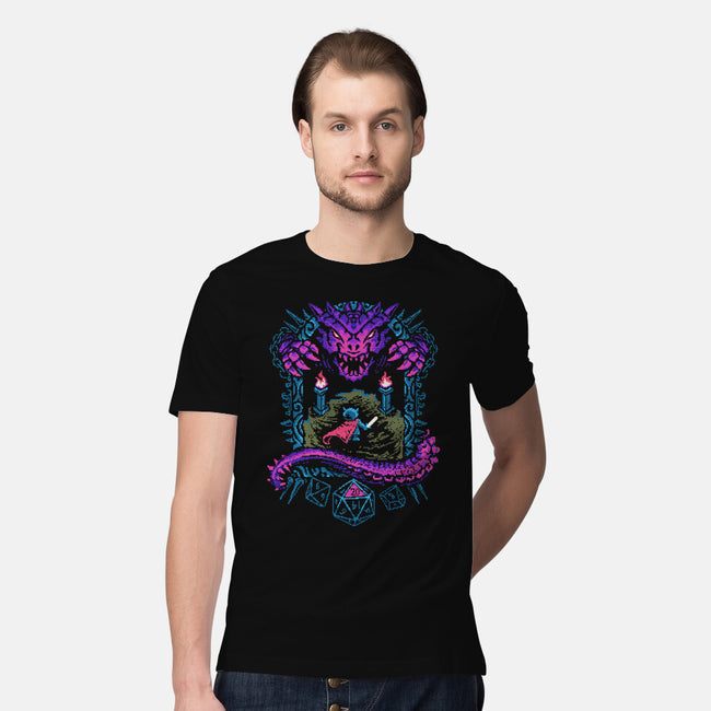 The Warrior And Dragon-Mens-Premium-Tee-marsdkart