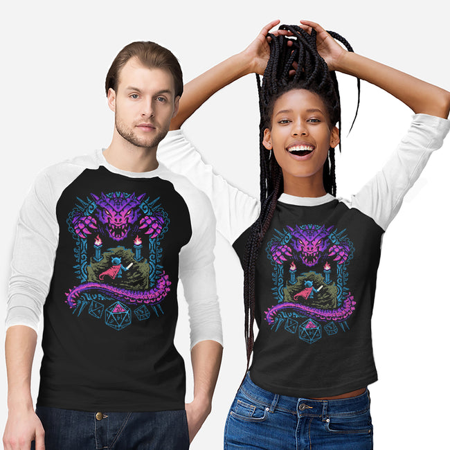 The Warrior And Dragon-Unisex-Baseball-Tee-marsdkart