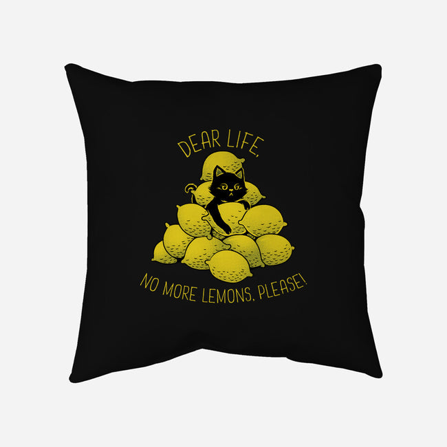 No More Lemons-None-Removable Cover w Insert-Throw Pillow-tobefonseca