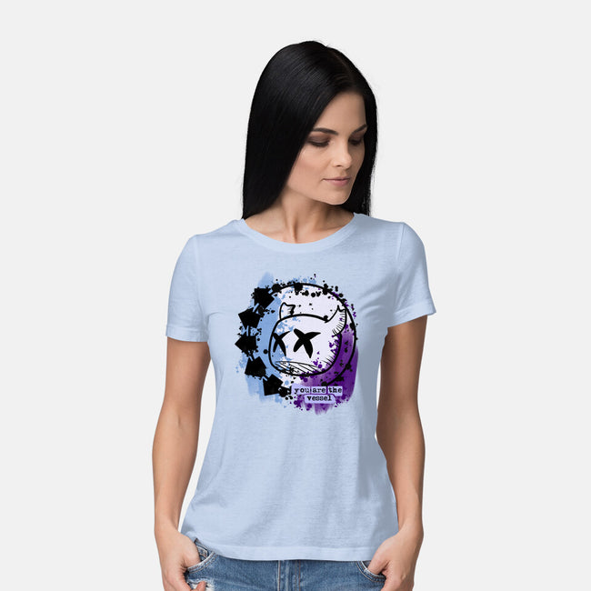 You Are The Vessel-Womens-Basic-Tee-nickzzarto