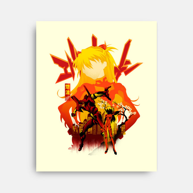 Asuka Silhouette-None-Stretched-Canvas-hypertwenty