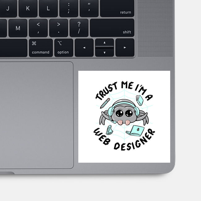 I'm A Web Designer-None-Glossy-Sticker-naomori