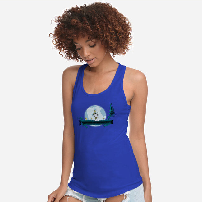 Snoopy Hakuna Matata-Womens-Racerback-Tank-MaxoArt