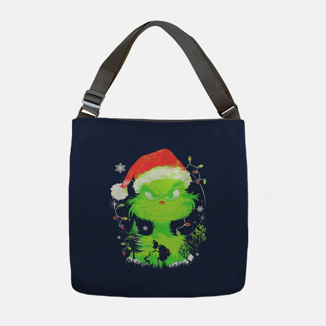 Grinch In The Gloom-None-Adjustable Tote-Bag-constantine2454