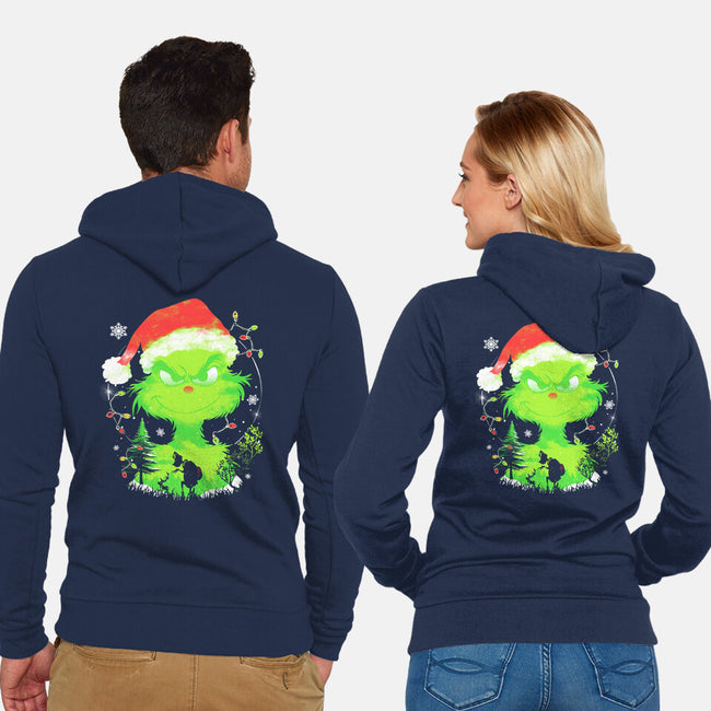 Grinch In The Gloom-Unisex-Zip-Up-Sweatshirt-constantine2454