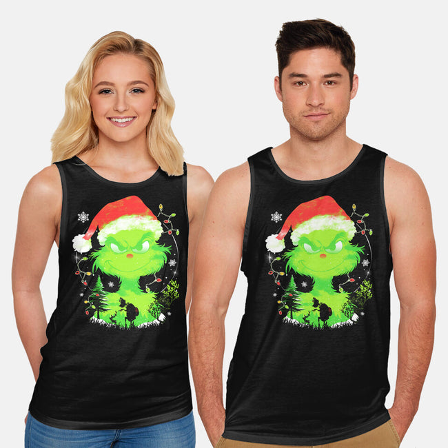 Grinch In The Gloom-Unisex-Basic-Tank-constantine2454