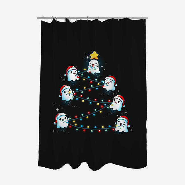 Christmas Spirit-None-Polyester-Shower Curtain-Vallina84