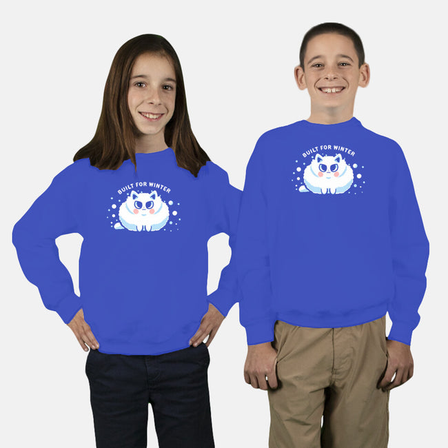 Built For Winter-Youth-Crew Neck-Sweatshirt-TechraNova