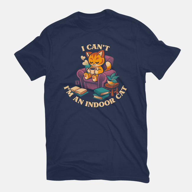 I'm An Indoor Cat-Unisex-Basic-Tee-worlddominationforcats