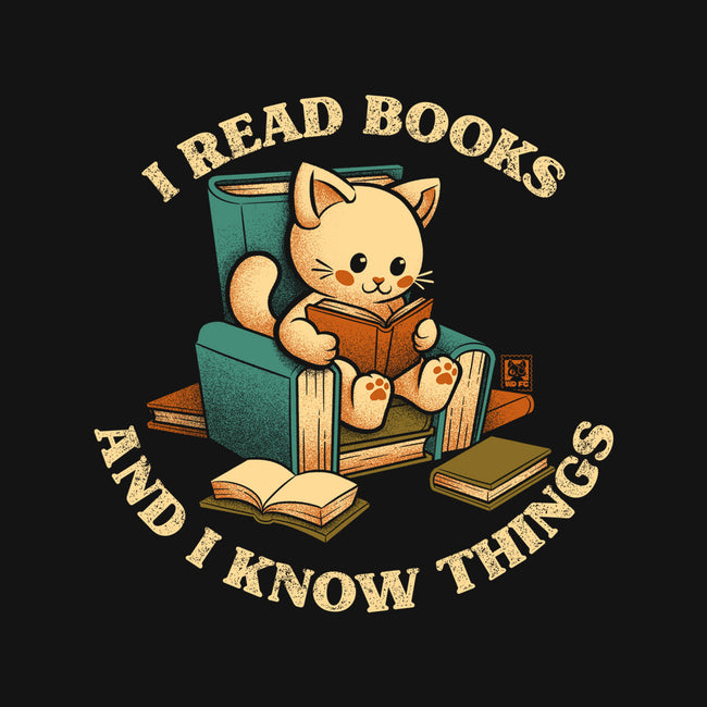 I Read Books And I Meow Things-Womens-V-Neck-Tee-worlddominationforcats