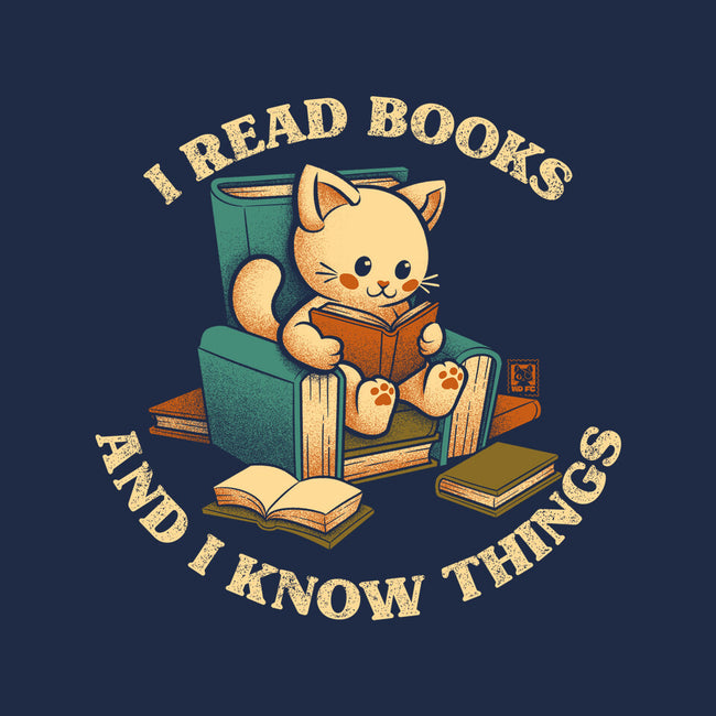 I Read Books And I Meow Things-Mens-Basic-Tee-worlddominationforcats