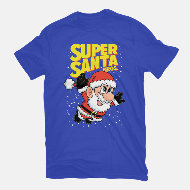 Super Santa Bros-Mens-Heavyweight-Tee-Barbadifuoco