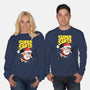 Super Santa Bros-Unisex-Crew Neck-Sweatshirt-Barbadifuoco