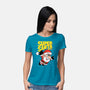 Super Santa Bros-Womens-Basic-Tee-Barbadifuoco