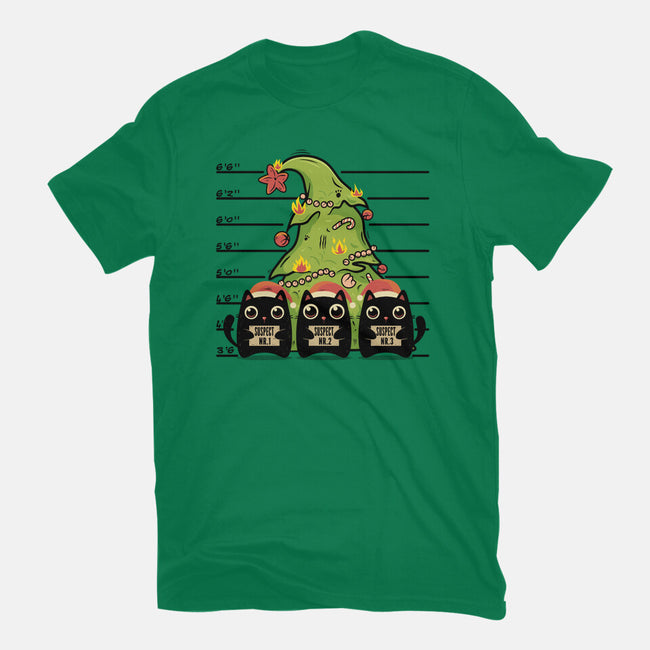 The Usual Kitty Suspects-Womens-Fitted-Tee-erion_designs