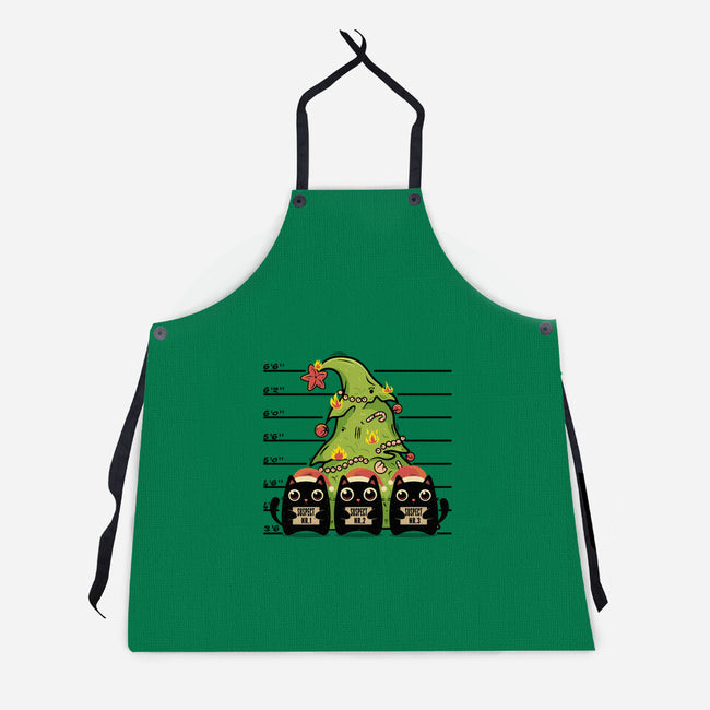 The Usual Kitty Suspects-Unisex-Kitchen-Apron-erion_designs