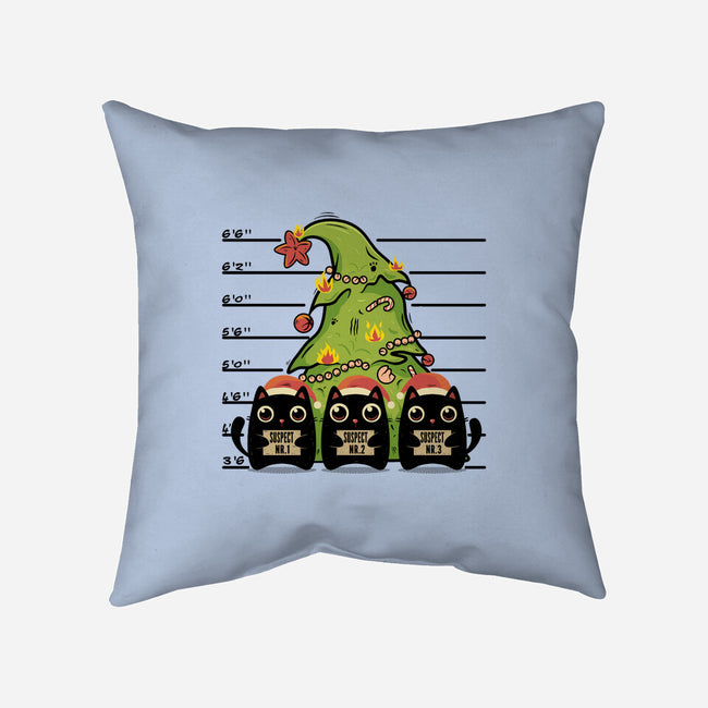 The Usual Kitty Suspects-None-Removable Cover w Insert-Throw Pillow-erion_designs