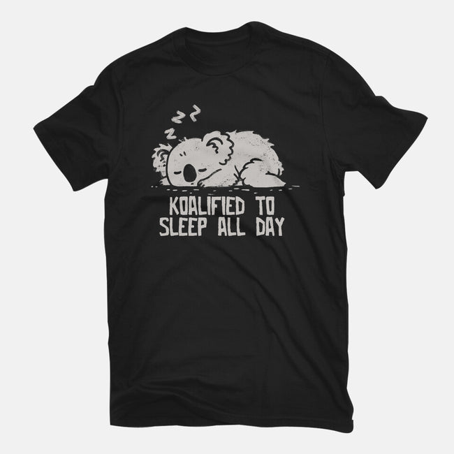 Koalified To Sleep All Day-Unisex-Basic-Tee-koalastudio