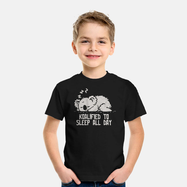 Koalified To Sleep All Day-Youth-Basic-Tee-koalastudio