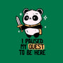 I Paused My Quest To Be Here-Mens-Heavyweight-Tee-koalastudio