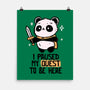 I Paused My Quest To Be Here-None-Matte-Poster-koalastudio