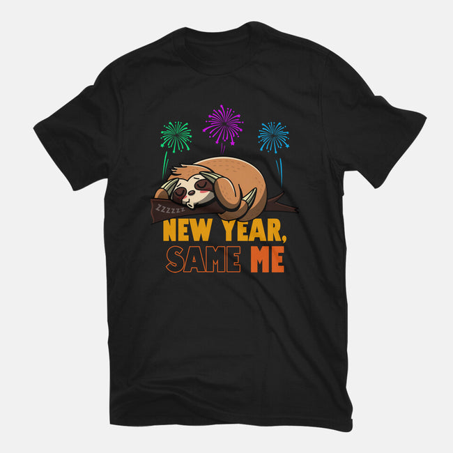 New Year Same Me-Unisex-Basic-Tee-Boggs Nicolas