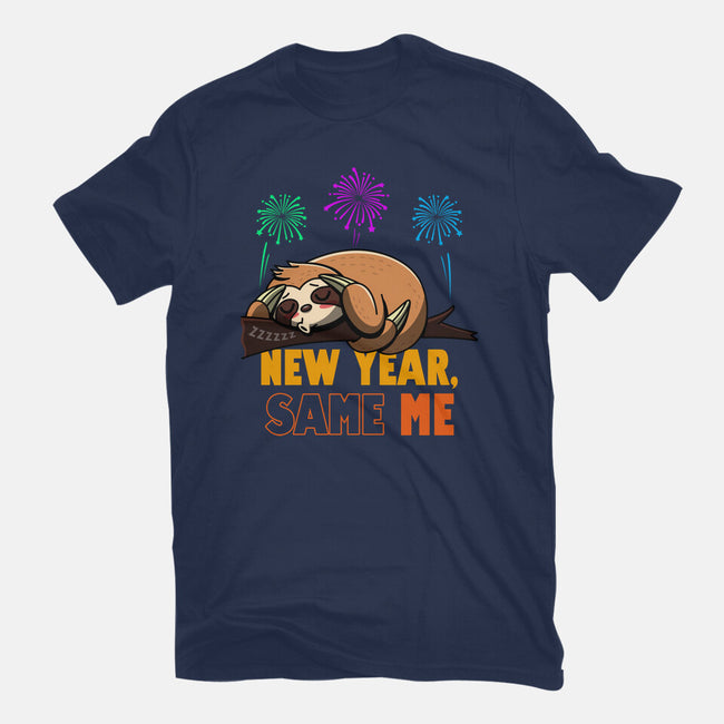 New Year Same Me-Womens-Fitted-Tee-Boggs Nicolas