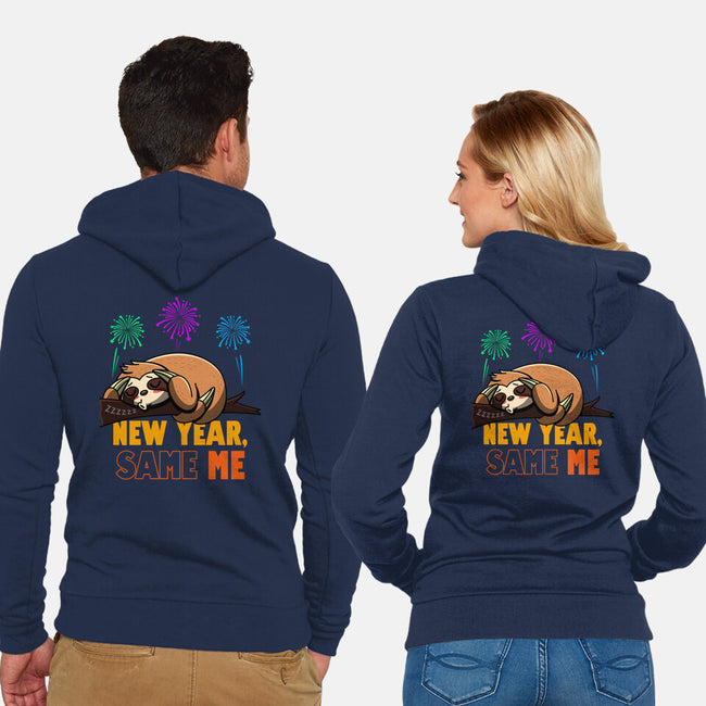 New Year Same Me-Unisex-Zip-Up-Sweatshirt-Boggs Nicolas