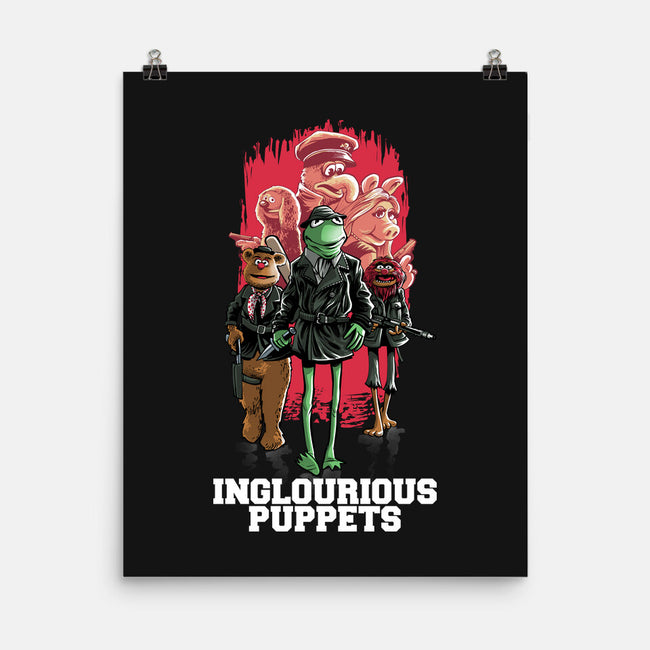 Inglourious Puppets-None-Matte-Poster-zascanauta